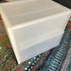A　無印良品　衣装ケース　引き出し式大×2の画像