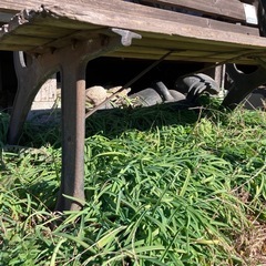 ★早い物勝ち！引き取り限定★蔵出し！昭和レトロ 木製 アイアン家具 古民具 アンティーク インテリア 古民家 D&DEPARTMENT インテリア カフェ レトロ 古い VINTAGE ビンテージの画像