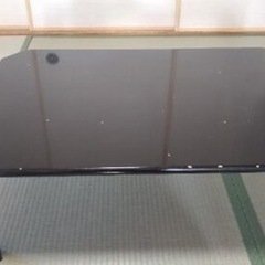 【無料
】折りたたみテーブル  机 ブラックの画像