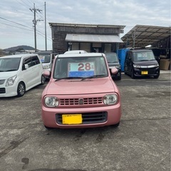ツートンカラーの可愛いラパンTVバックカメラ付き車検令和8年8月...
