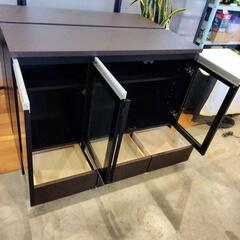美品　シギヤマ家具　サイドボード　飾り棚の画像