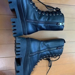 ブーツ　黒　の画像