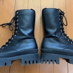ブーツ　黒　の画像