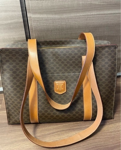 CELINE セリーヌ トートバッグ マカダム柄 MC98/1 ② CELINE セリーヌ トートバッグ マカダム柄 MC98/1 ヴ