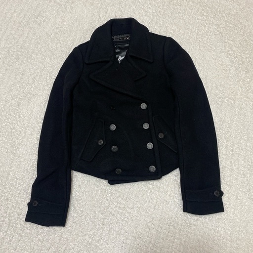 新品　ENHAM デンハム レディース アウター 黒ピーコート レディース