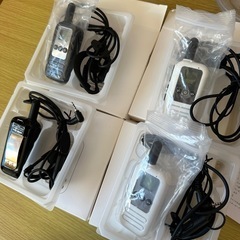 【お譲り先決まりました】トランシーバー 無線機 免許不要 充電式 携帯型 簡単操作 イヤホンマイク付属の画像