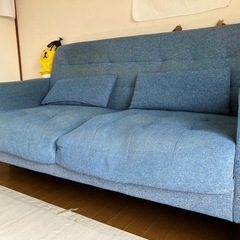 NOCE ソファ2名掛け　青色の画像
