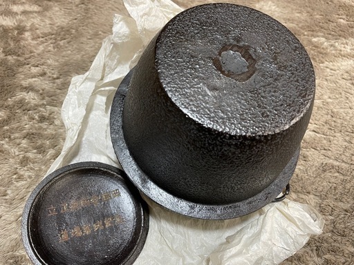 三厳堂 鉄瓶　鉄器　鉄釜？　茶釜？　本場盛岡