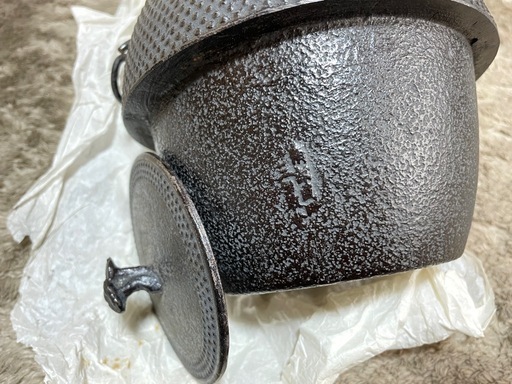 三厳堂 鉄瓶　鉄器　鉄釜？　茶釜？　本場盛岡