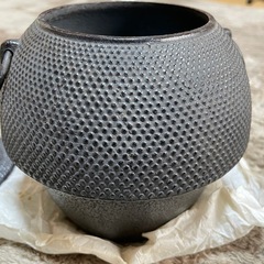 三厳堂 鉄瓶 鉄器 鉄釜？ 茶釜？ 本場盛岡