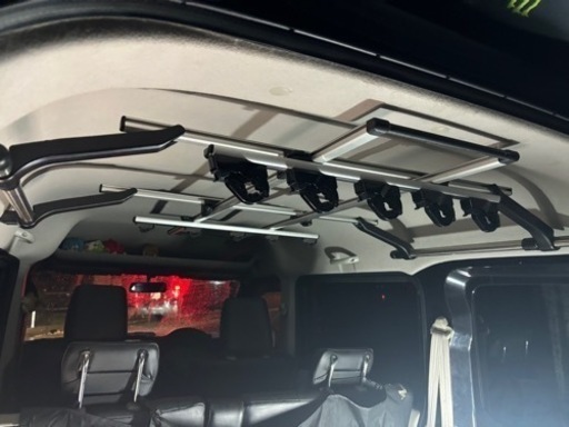 エブリイ 軽バン　ロッドホルダー