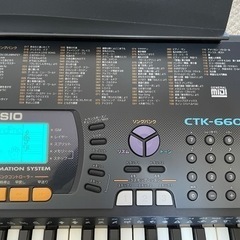 CASIO キーボード CTK-660L　の画像