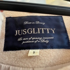 JUSGLITTY コート　ファー付きの画像