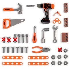 BLACK&DECKER おもちゃの作業ベンチの画像