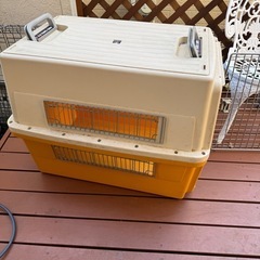引取決定　
大型犬用ケージ　バリケンネル　黄色の画像