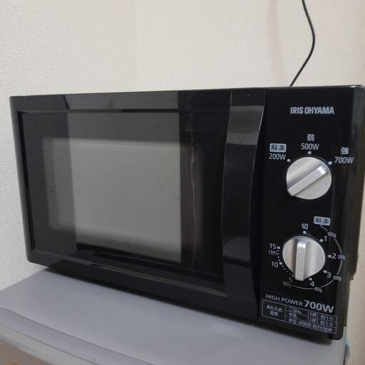 【美品】アイリスオーヤマ 2021年製 電子レンジ 50Hz