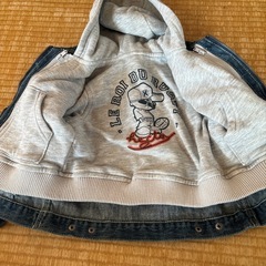 DPAM パーカー付きジージャンの画像