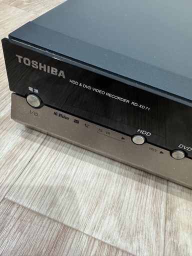 TOSHIBAドライブレコーダーHDD とDVD
