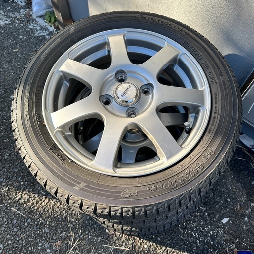 スタッドレスタイヤ　ヨコハマタイヤ 155/65/R14 2012年製 アルミホイール