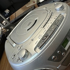 ラジカセ 2015年製 小泉成器 CD カセット ラジオの画像
