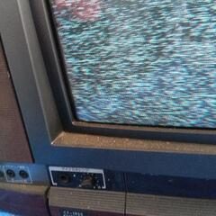 昭和レトロ　ブラウン管テレビテレビビデオ　JUKI 84年製　CT-1955の画像