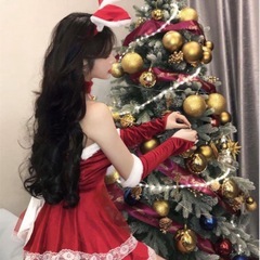 新品✨クリスマス　コスプレ　Lサイズの画像