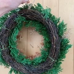 クリスマスリース　ナチュラルリース　30cmの画像