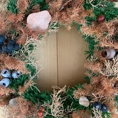 クリスマスリース　ナチュラルリース　30cmの画像