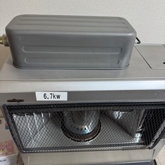 中古☆トヨトミ　強制通気形開放式石油ストーブ　LR-671 コンクリート23畳　木造17畳　ファンヒーターの画像