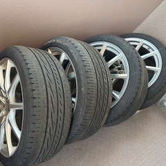 タイヤホイールセット　４本　weds leonis sv 20インチ　8.5J 5穴　PCD114.3 +35 BRIDGESTONE REGNO GRVⅡ 245/40R20 2022年17週目