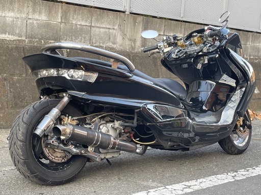 YAMAHA・マジェスティC・ロンホイ・フルカスタム、スピーカー付き・全国陸送可