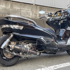 YAMAHA・マジェスティC・ロンホイ・フルカスタム、スピーカー付き・全国陸送可の画像