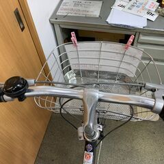 整備済み中古自転車　ブリヂストン　アルベルト　丈夫な通学自転車　前後タイヤ新品交換済みの画像