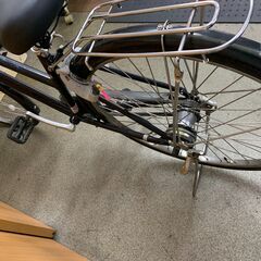 整備済み中古自転車　ブリヂストン　アルベルト　丈夫な通学自転車　前後タイヤ新品交換済みの画像