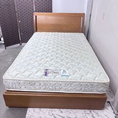 大阪市内限定セミダブルベッド使用3ヶ月 セミダブルベッドマットレスセット 大阪。京都。神戸。(大阪市