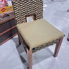 ①★ウォーターヒヤシンスチェア★クッション付き グリーン 天然素...