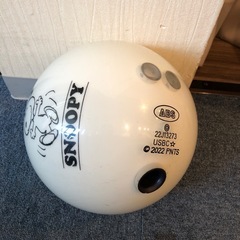 ボウリング　SNOOPYスペアボールの画像