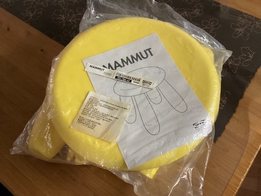 値下げ〜新品イケヤ子供チェアー黄色