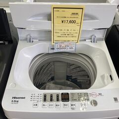 ★ジモティー割あり★ﾊｲｾﾝｽ/5.5kg洗濯機/2022/クリ-ニング済み/HG-4130