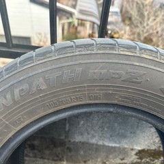 195/65R15 トランパス　夏タイヤ　2本の画像