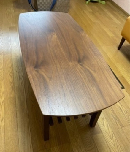 美品！ウォルナットローテーブル