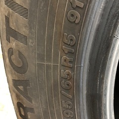 国産中古タイヤ バリ溝 195/65r15 4本セットの画像