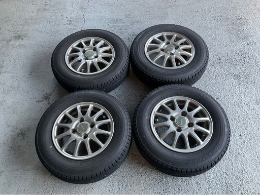 軽バン　145/80R12  バリ溝　ブリヂストン