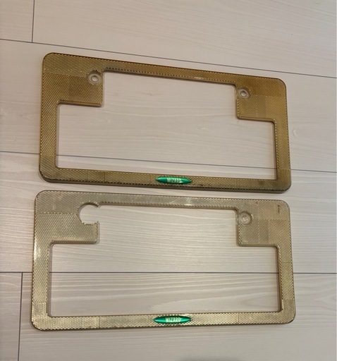 wizard ナンバーフレーム前後