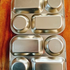 新品 新品✧*｡アルミ ランチプレート 10枚セット販売の画像