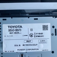 トヨタ純正ナビ　NSCP-W62 Bluetooth対応　の画像