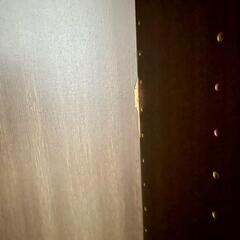 可動式本棚　ブラウン　棚の画像