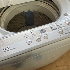 121094 パナソニック6.0kg洗濯機2017年製の画像