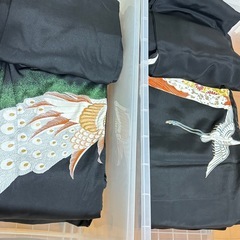お着物 黒系 未使用含む 約25点　まとめ リメイクの画像