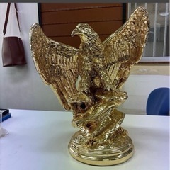 鷲 ワシ タカ 鷹 置物 オブジェ ゴールド 金 大きめ インテリア 置物